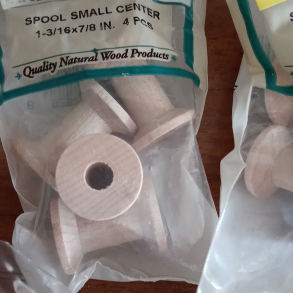 Iot of wooden spools - Picture 6 of 7
